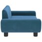 Vaikiška sofa vidaXL, mėlyna kaina ir informacija | Vaikiškos kėdutės ir staliukai | pigu.lt