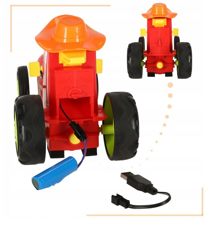 Šokantis traktorius valdomas radijo bangomis kaina ir informacija | Žaislai berniukams | pigu.lt