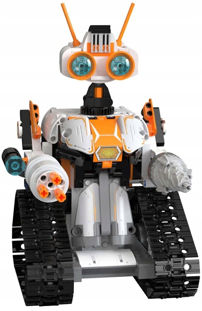 Nuotoliniu būdu valdomas robotas-konstruktorius su muilo burbulų šautuvu Cada Z.Bot Code Robot, 462 d. цена и информация | Konstruktoriai ir kaladėlės | pigu.lt
