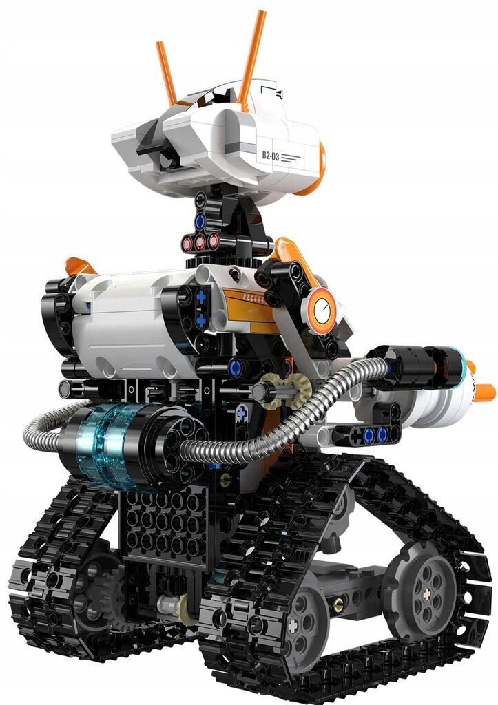Nuotoliniu būdu valdomas robotas-konstruktorius su muilo burbulų šautuvu Cada Z.Bot Code Robot, 462 d. цена и информация | Konstruktoriai ir kaladėlės | pigu.lt