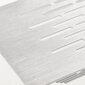 Ventiliacinės grotelės šlifuoto plieno spalvos kaina ir informacija | Vonios ventiliatoriai | pigu.lt