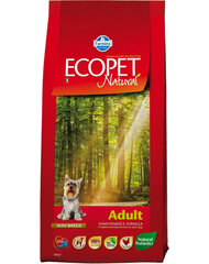 Farmina Ecopet Natural корм для собак мелких пород с курицей, 12 кг цена и информация | Сухой корм для собак | pigu.lt