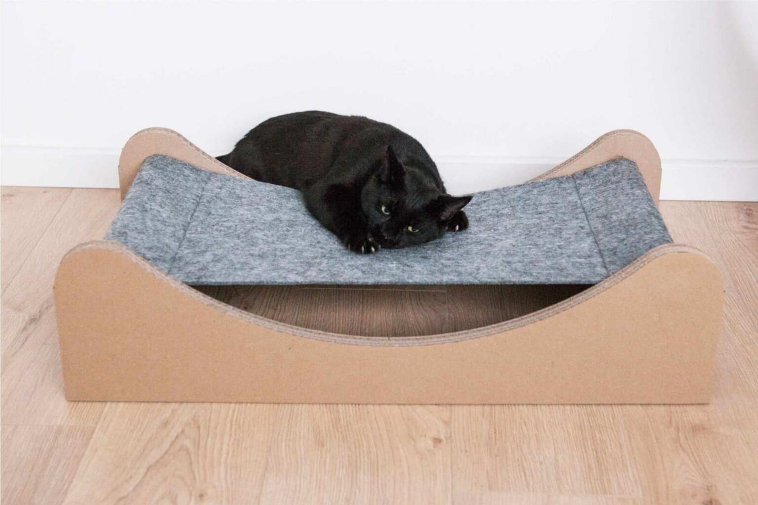 Hamakas katinui Carton+ Pets Mia, pilkas kaina ir informacija | Guoliai, pagalvėlės | pigu.lt
