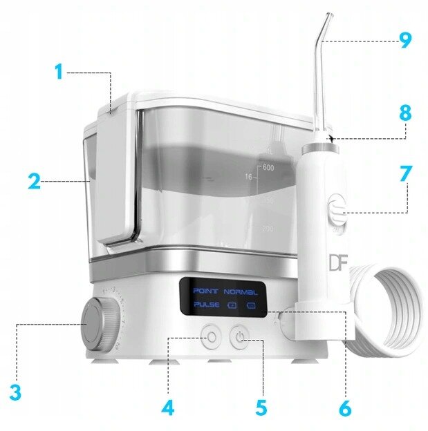 DentalForce DFOI2000W kaina ir informacija | Irigatoriai | pigu.lt