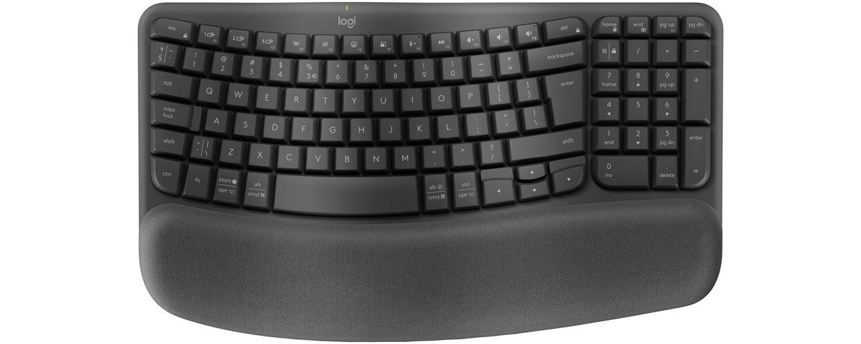 Logitech Wave Keys 920-012304 kaina ir informacija | Klaviatūros | pigu.lt