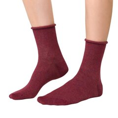 Kojinės moterims 716061, raudonos kaina ir informacija | Moteriškos kojinės | pigu.lt