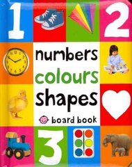Numbers, Colours, Shapes: First 100 Soft To Touch kaina ir informacija | Knygos mažiesiems | pigu.lt