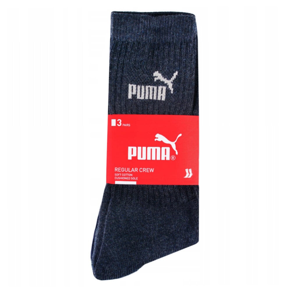 Kojinės vyrams Puma 88329604, juodos, 9 poros kaina ir informacija | Vyriškos kojinės | pigu.lt