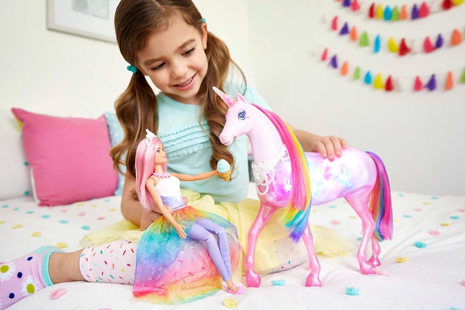 Lėlė Barbie Dreamtopia GWM78 kaina ir informacija | Žaislai mergaitėms | pigu.lt
