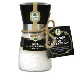 Baltoji himalajų druska su malūnėliu Dary Natury, 190g kaina ir informacija | Priedai maistui ruošti | pigu.lt