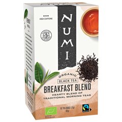 Juodųjų arbatų mišinys pusryčiams Numi Tea, 18 vnt. цена и информация | Чай | pigu.lt