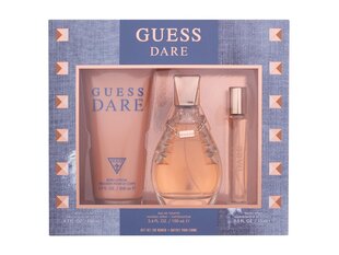 Rinkinys moterims GUESS Dare kvapusis vanduo, 100 ml+ kvapusis vanduo, 30 ml+kūno losijonas, 200 ml kaina ir informacija | Kvepalai moterims | pigu.lt