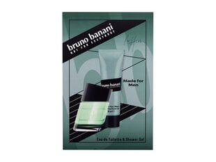 Набор Bruno Banani для мужчин: туалетная вода EDT, 30 мл + гель для душа, 50 мл цена и информация | Мужские духи | pigu.lt