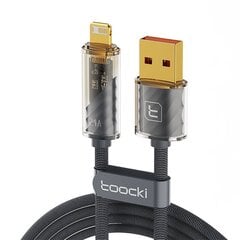 Toocki Charging Cable A-L, 1m, 12W (Grey) цена и информация | Кабели для телефонов | pigu.lt