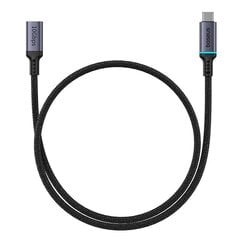 Baseus High Definition extension cable USB-C Male to Female 10Gbps, 0,5m (black) цена и информация | Кабели и провода | pigu.lt