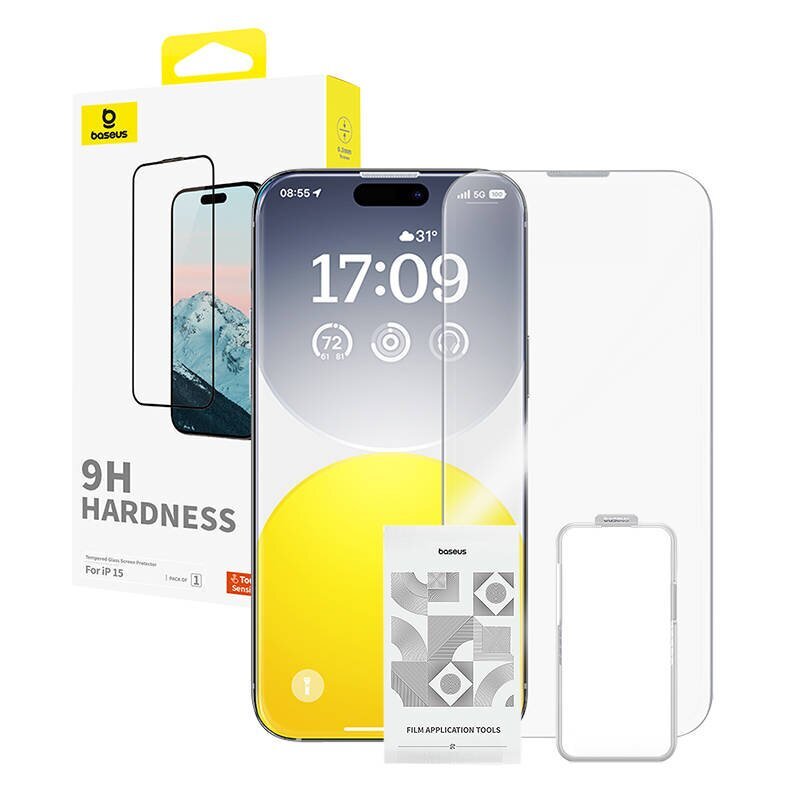 Baseus Diamond Tempered Glass kaina ir informacija | Apsauginės plėvelės telefonams | pigu.lt