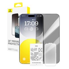 Privacy Protection Tempered Glass Baseus Diamond  iPhone 15 цена и информация | Google Pixel 3a - 3mk FlexibleGlass Lite™ защитная пленка для экрана | pigu.lt