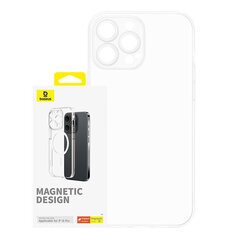 Magnetic Phone Case for iPhone 15 Pro Baseus OS-Lucent Series (Clear) цена и информация | Чехлы для телефонов | pigu.lt