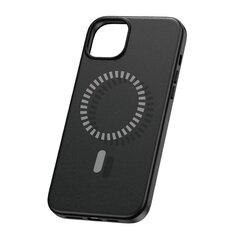 Phone Case for iPhone 15 ProMax Baseus Fauxther Series (Black) цена и информация | Чехлы для телефонов | pigu.lt