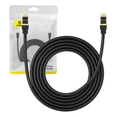 Baseus Ethernet RJ45, 10Gbps, 3 м network cable (black) цена и информация | Кабели и провода | pigu.lt