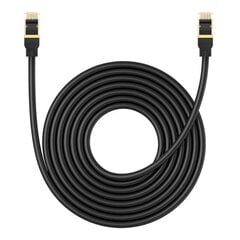 Network cable cat.8 Baseus Ethernet RJ45, 40Gbps, 8m (black) цена и информация | Кабели и провода | pigu.lt