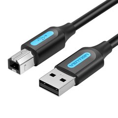 Cable USB 2.0 A to B Vention COQBG 1.5m (black) цена и информация | Кабели и провода | pigu.lt