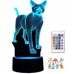 Vaikiškas stalinis šviestuvas FotoRob Cat kaina ir informacija | Vaikiški šviestuvai | pigu.lt