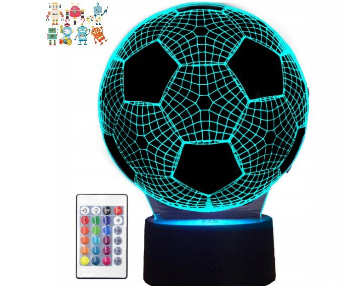 Belsi dekoratyvinis šviestuvas Futbolas kaina ir informacija | Interjero detalės | pigu.lt