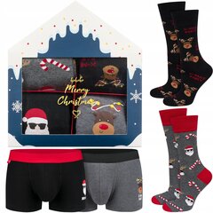 Kalėdinis dovanų rinkinys vyrams Soxo, įvairių spalvų цена и информация | Мужские носки | pigu.lt
