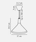 Nordlux pakabinamas šviestuvas Nori 2120853047 kaina ir informacija | Pakabinami šviestuvai | pigu.lt
