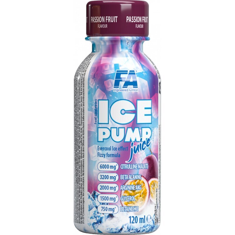 Aminorūgštys FA Ice Pump Juice Shot 120 ml цена и информация | Aminorūgštys | pigu.lt
