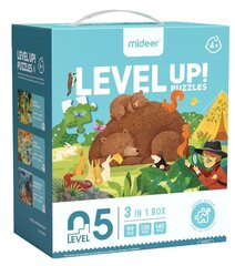 MiDeer Level Up! пазлы "Чудесное приключение", 5 уровень, 3 пазла в комплекте 99-140 деталей цена и информация | Пазлы | pigu.lt