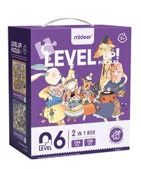 MiDeer Level Up! пазлы "Лесная сказка», 6 уровень, 2 пазла в комплекте 154-180 деталей цена и информация | Пазлы | pigu.lt