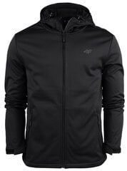 Striukė vyrams 4F softshell M156 4FAW23TSOFM156 20S, juoda цена и информация | Мужские куртки | pigu.lt