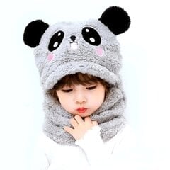Детская зимняя шапка S124, серая. цена и информация | Шапки, перчатки, шарфы для девочек | pigu.lt