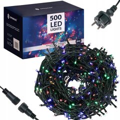 Рождественская гирлянда 500 LED, синяя цена и информация | Гирлянды | pigu.lt