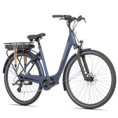 Elektrinis dviratis Rock Machine Cityride E100SD 28", mėlynas kaina ir informacija | Elektriniai dviračiai | pigu.lt