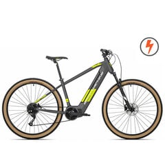 Elektrinis dviratis Rock Machine Storm INT E70-29", pilkas/geltonas kaina ir informacija | Elektriniai dviračiai | pigu.lt