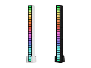 RGB USB LED звукочувствительный многоцветный свет цена и информация | Настольные светильники | pigu.lt