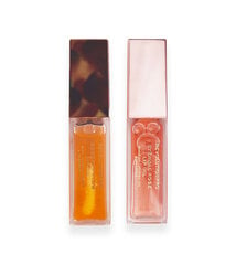 Набор масел для губ Revolution Pro Lip Oil Set Glossy Lips, 8 мл, 2 шт. цена и информация | Помады, бальзамы, блеск для губ | pigu.lt