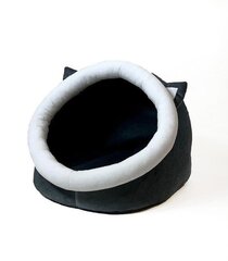 Лежак для собак с ушками GoGift, 40x45x34 см, серый/белый цена и информация | Лежаки, домики | pigu.lt