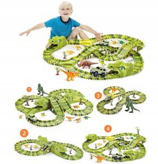 Lenktynių trasa Dinozauras Doris, žalia kaina ir informacija | Žaislai berniukams | pigu.lt