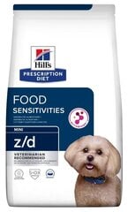 Hills Food Sensitivities z/d šunims su vištiena, 1 kg kaina ir informacija | Sausas maistas šunims | pigu.lt