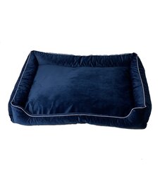 Guolis augintiniams Go Gift Lux, 95x70x9 cm, mėlynas kaina ir informacija | Guoliai, pagalvėlės | pigu.lt