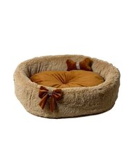 Guolis augintiniui Go Gift Curly camel XL, 65 x 60 x 18 cm цена и информация | Лежаки, домики | pigu.lt