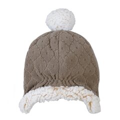 Kepurė vaikams Lodger Hatter Folklore Fleece cepure Buffalo, ruda kaina ir informacija | Kepurės, pirštinės, kaklaskarės kūdikiams | pigu.lt