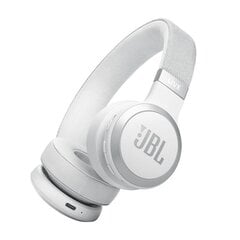 JBL Live 670NC, adaptive noise-cancelling, white - Wireless on-ear headphones kaina ir informacija | Ausinės | pigu.lt