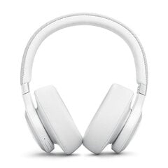 JBL Live 770NC, adaptive noise-cancelling, white - Wireless over-ear headphones kaina ir informacija | Ausinės | pigu.lt