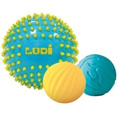 Сенсорные мячики Ludi, 3 шт. цена и информация | Игрушки для малышей | pigu.lt