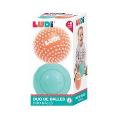 Sensoriniai kamuoliai kūdikiams Ludi, 2 vnt. цена и информация | Игрушки для малышей | pigu.lt